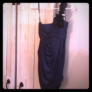 BCBG MaxAzria navy cocktail dress!